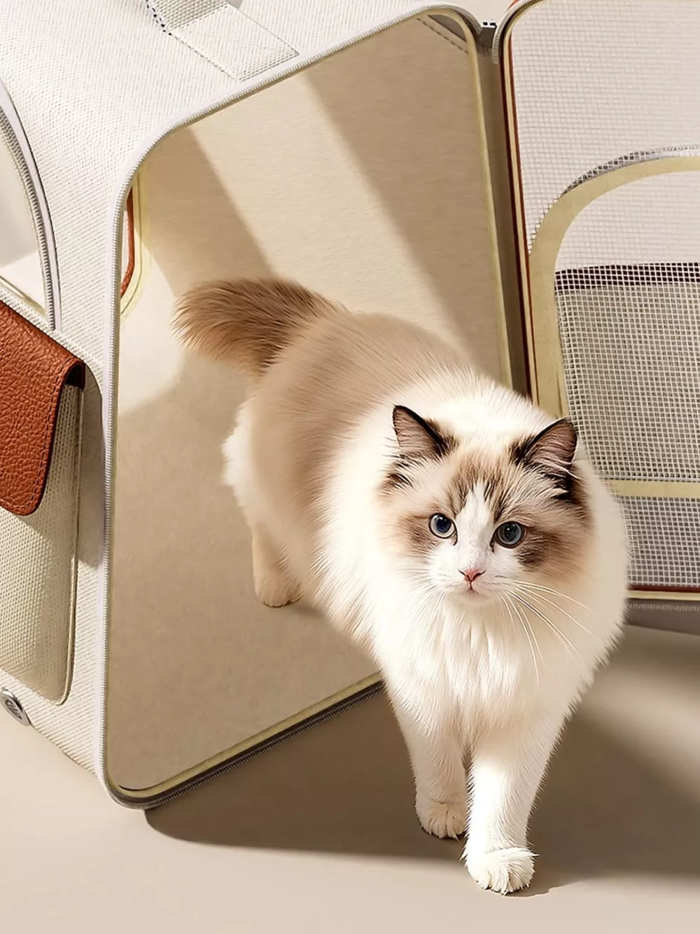 Portable Breathable Pet Carrier Backpack, image 4