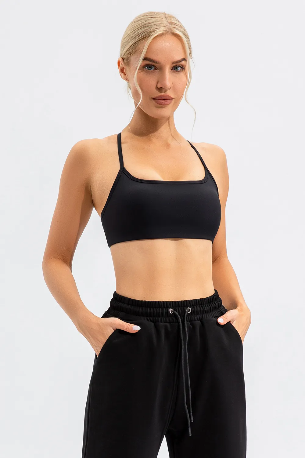 Crisscross Spaghetti Strap Active Cami, image 16