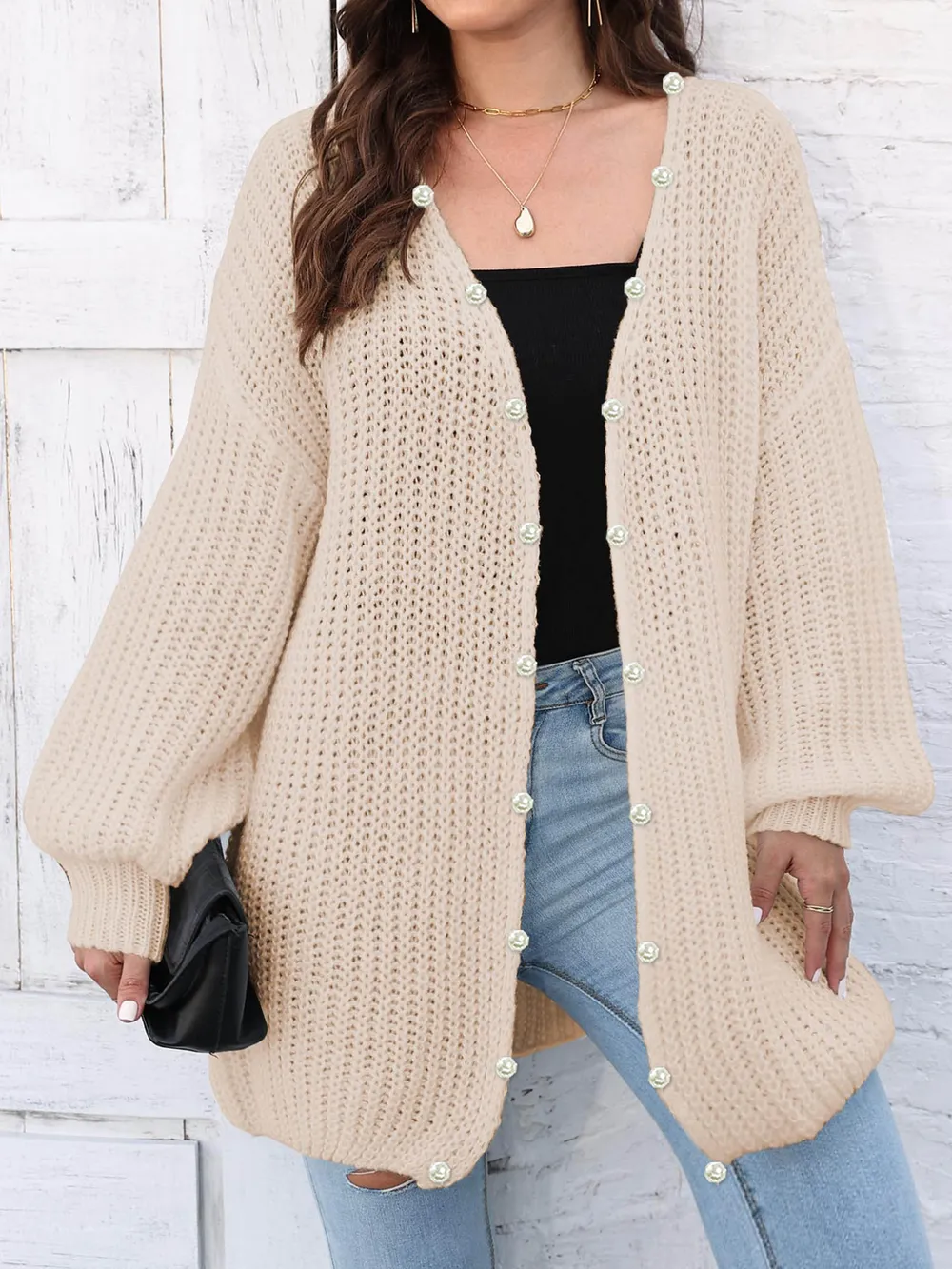 Open Front Long Sleeve Cardigan, image 22