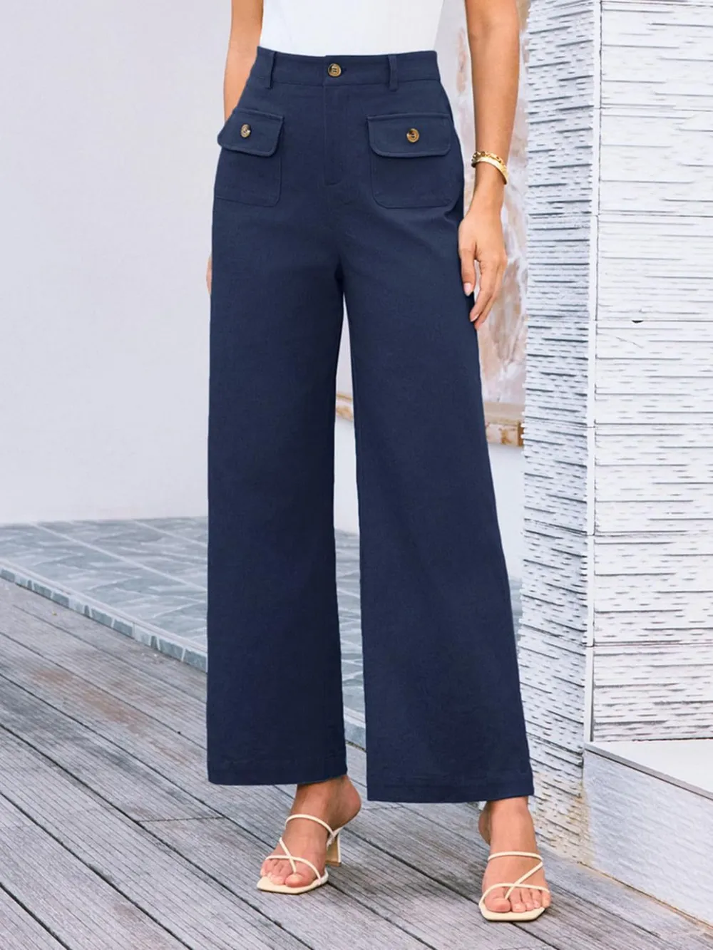 High Waist Wide Leg Pants, image 23