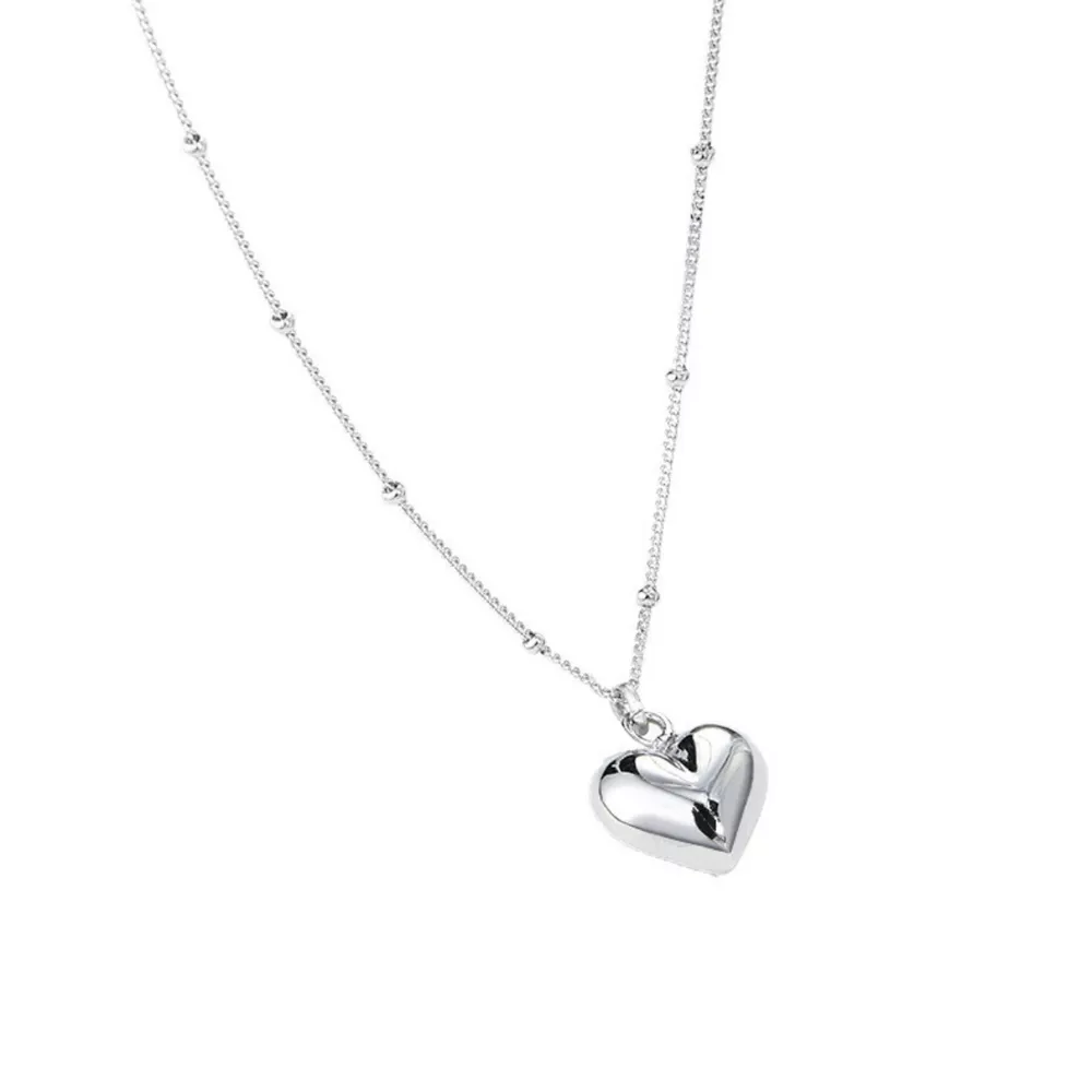 925 Sterling Silver Heart Necklace, image 7