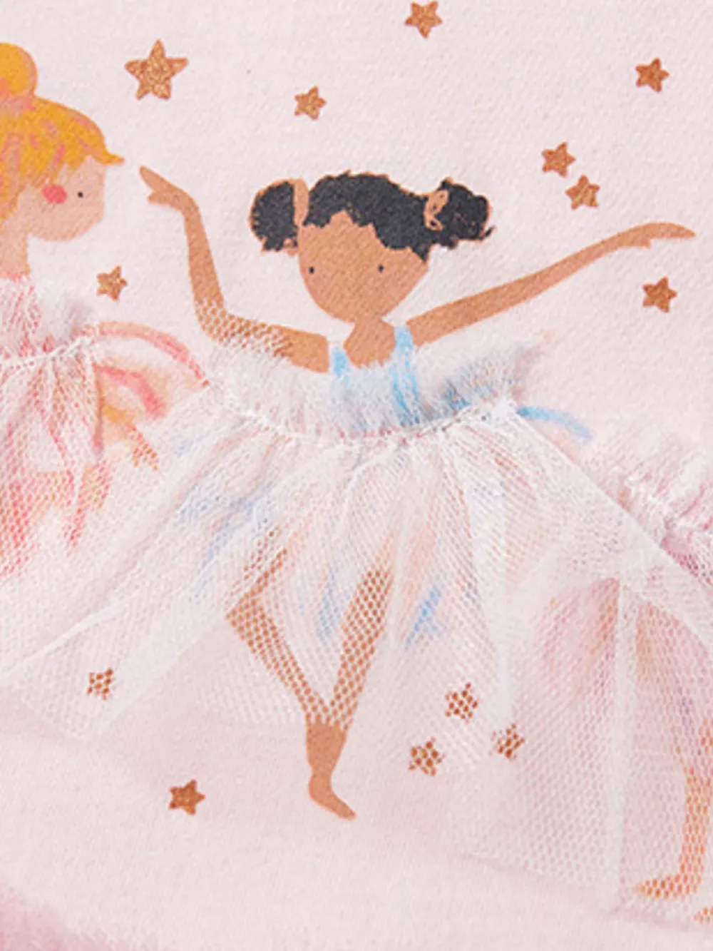 Children's Ballerina Round Neck Tulle Dress, image 6