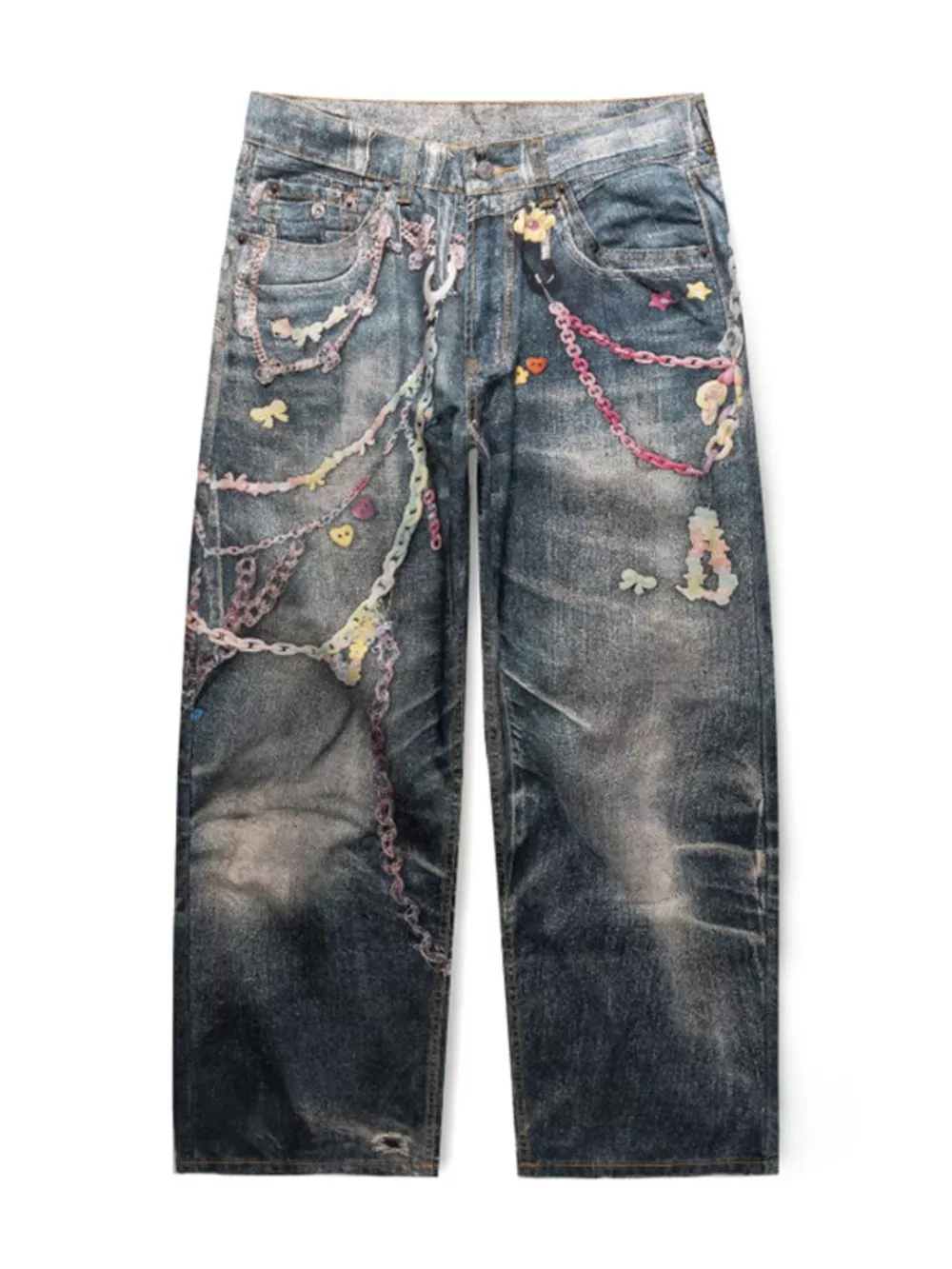 Men's Wide Leg Jeans, image 6