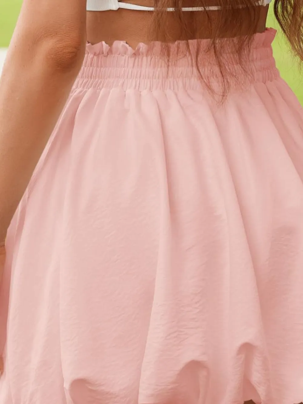 Frill Smocked Mini Skirt, image 14