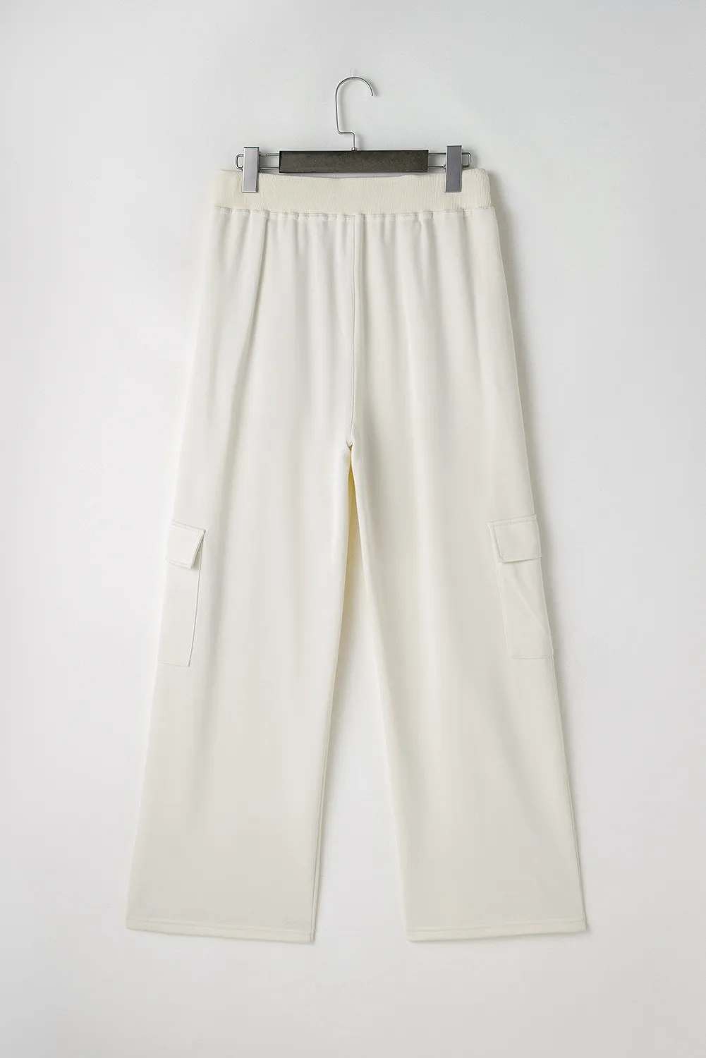 Drawstring High Waist Pants with Pockets, image 4