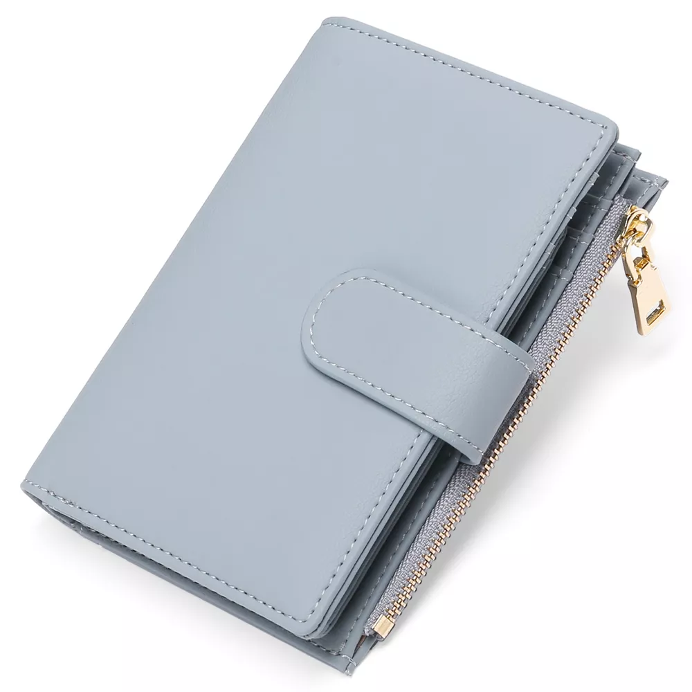 Solid Color Leather Wallet, image 4