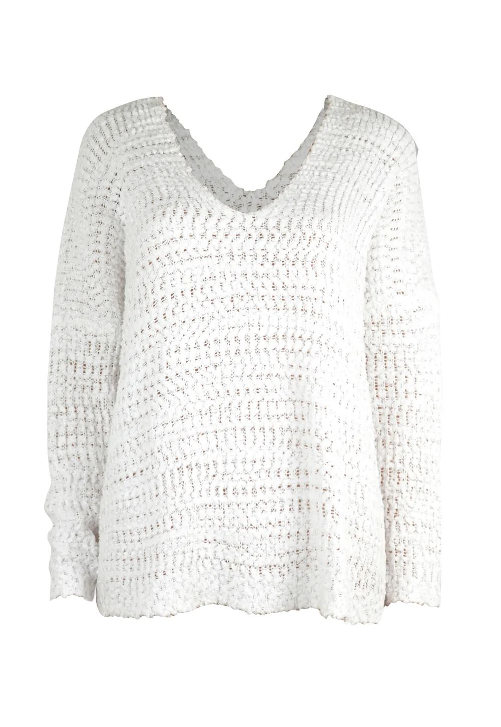 Single Shoulder Long Sleeve Sweater, image 2