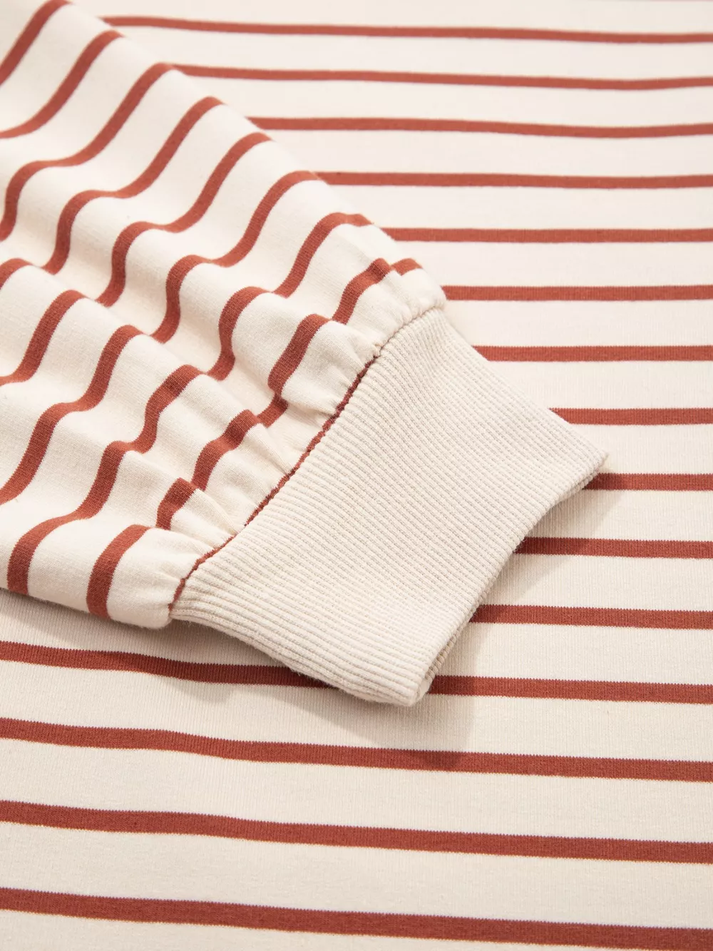 Striped Crew Neck Casual Sweatshirt, image 7