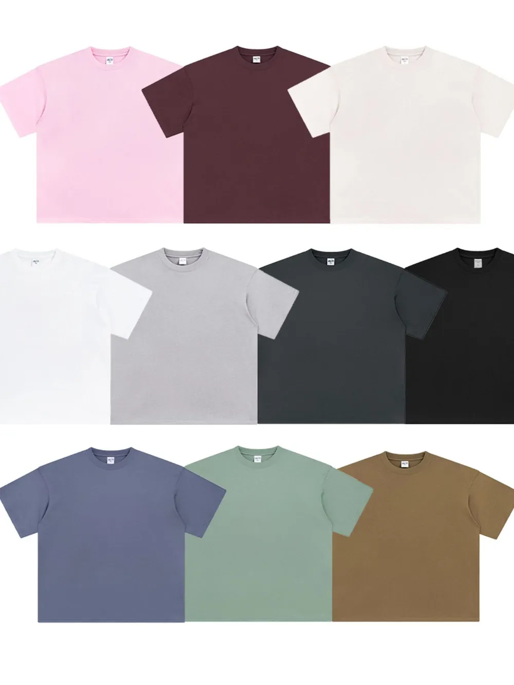 Men's Oversized Round Neck T-Shirt, image 8