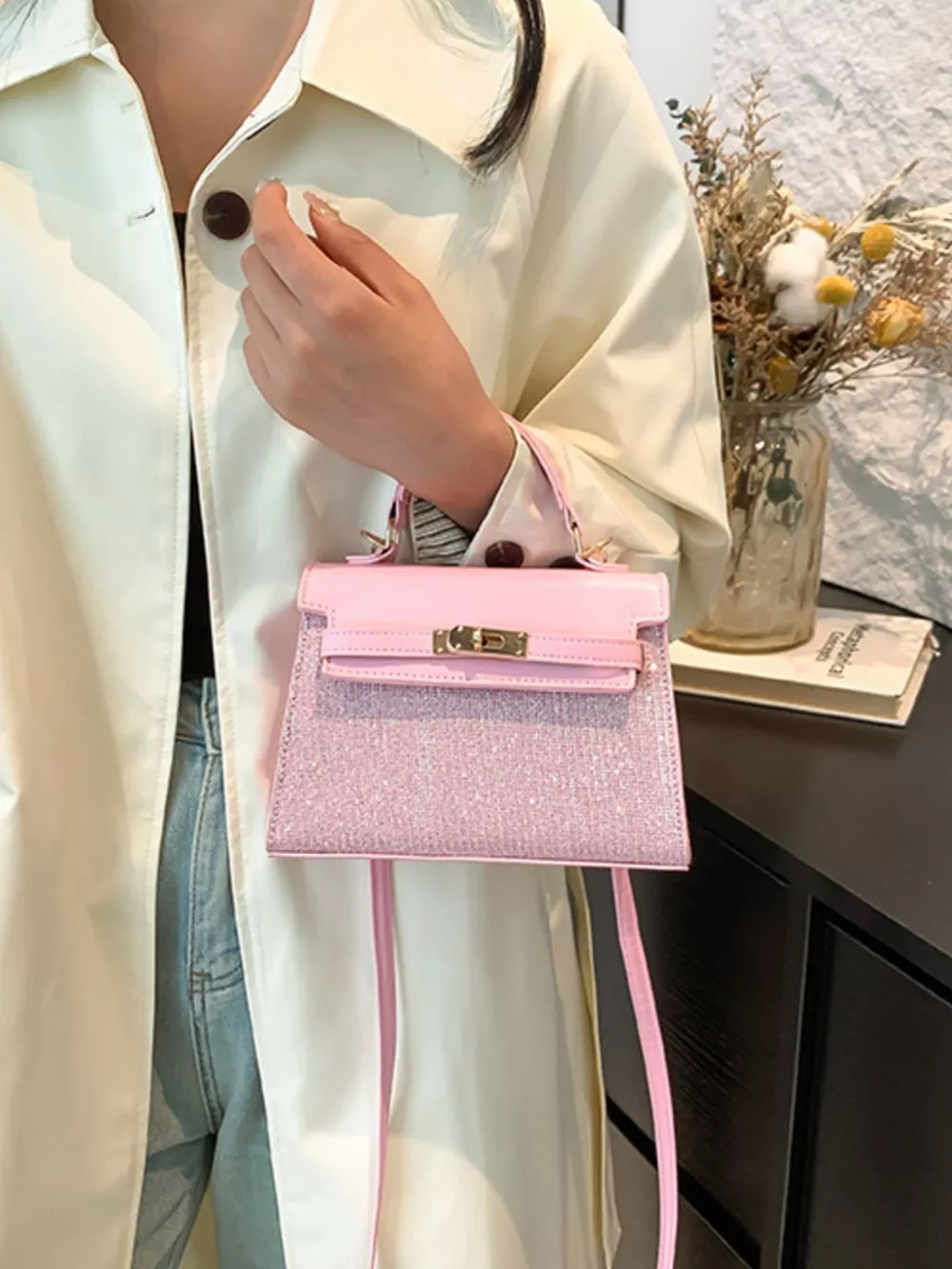 Adjustable Strap Mini Crossbody Bag, image 6