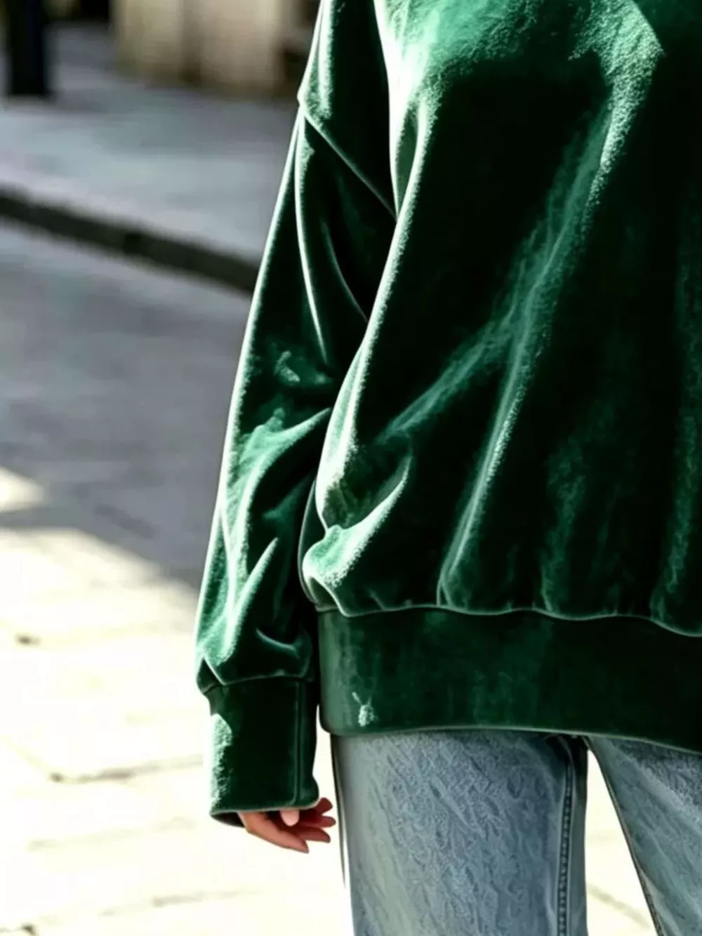 Full Size Oversized Dropped Shoulder Sweatshirt Plus Size, image 10