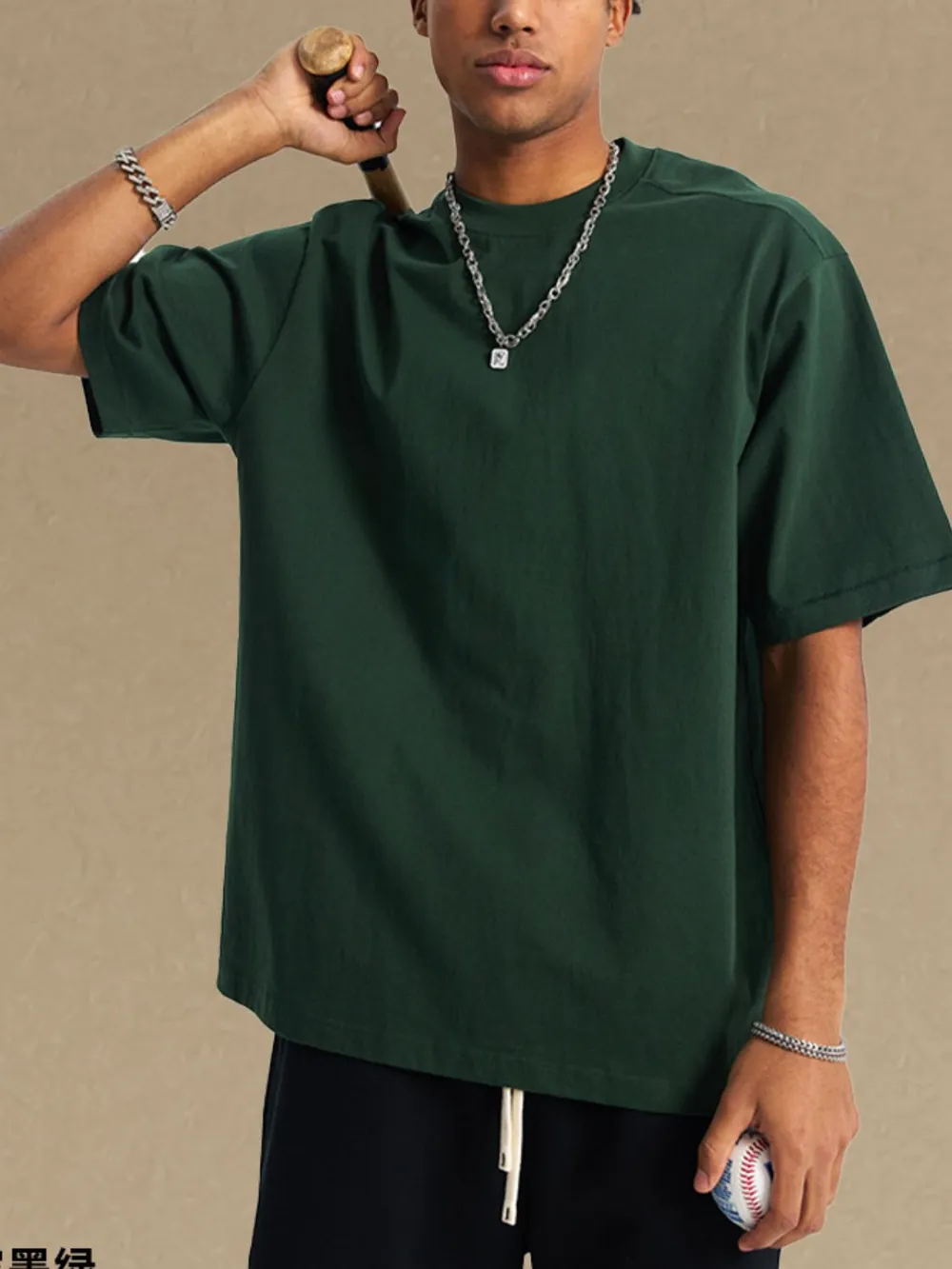 Men's Round Neck Half Sleeve T-Shirt, image 9
