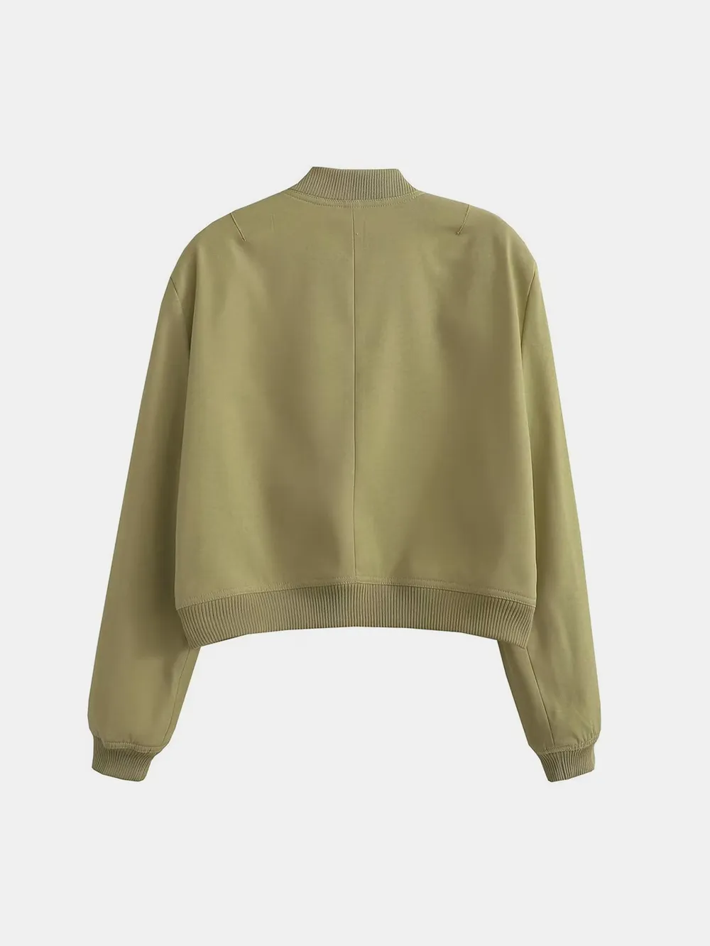 Pocketed Snap Down Baseball Collar Jacket, image 30