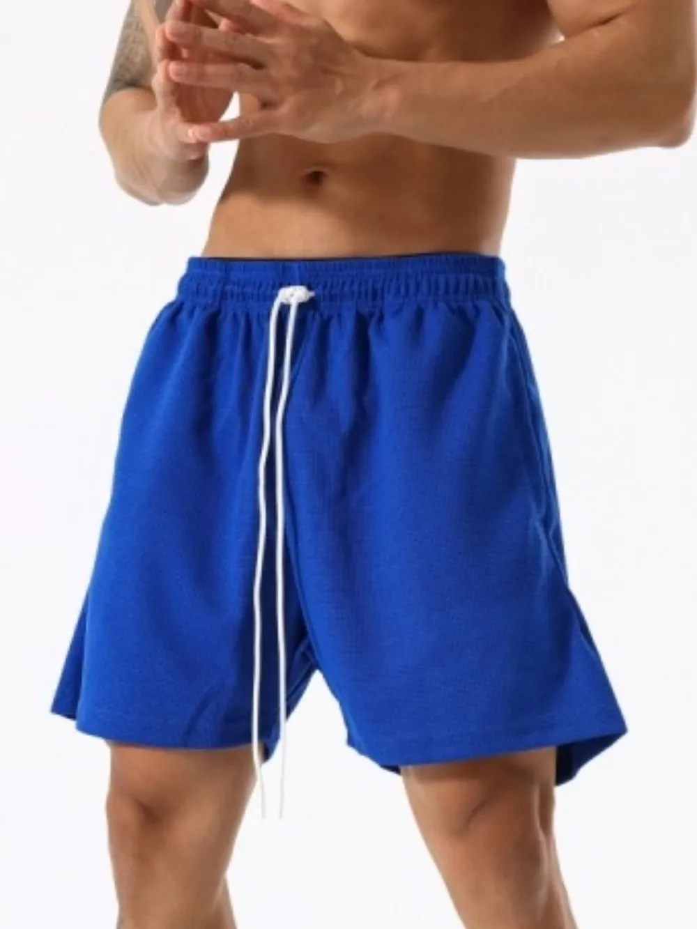 Men's Plus Size Drawstring Active Shorts, image 6