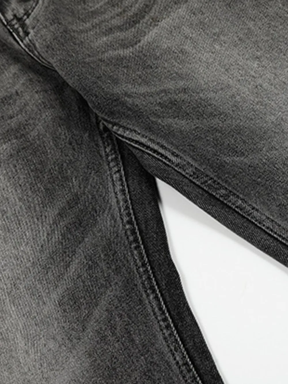 Men's Washed Loose Fit Classic Jeans, image 5