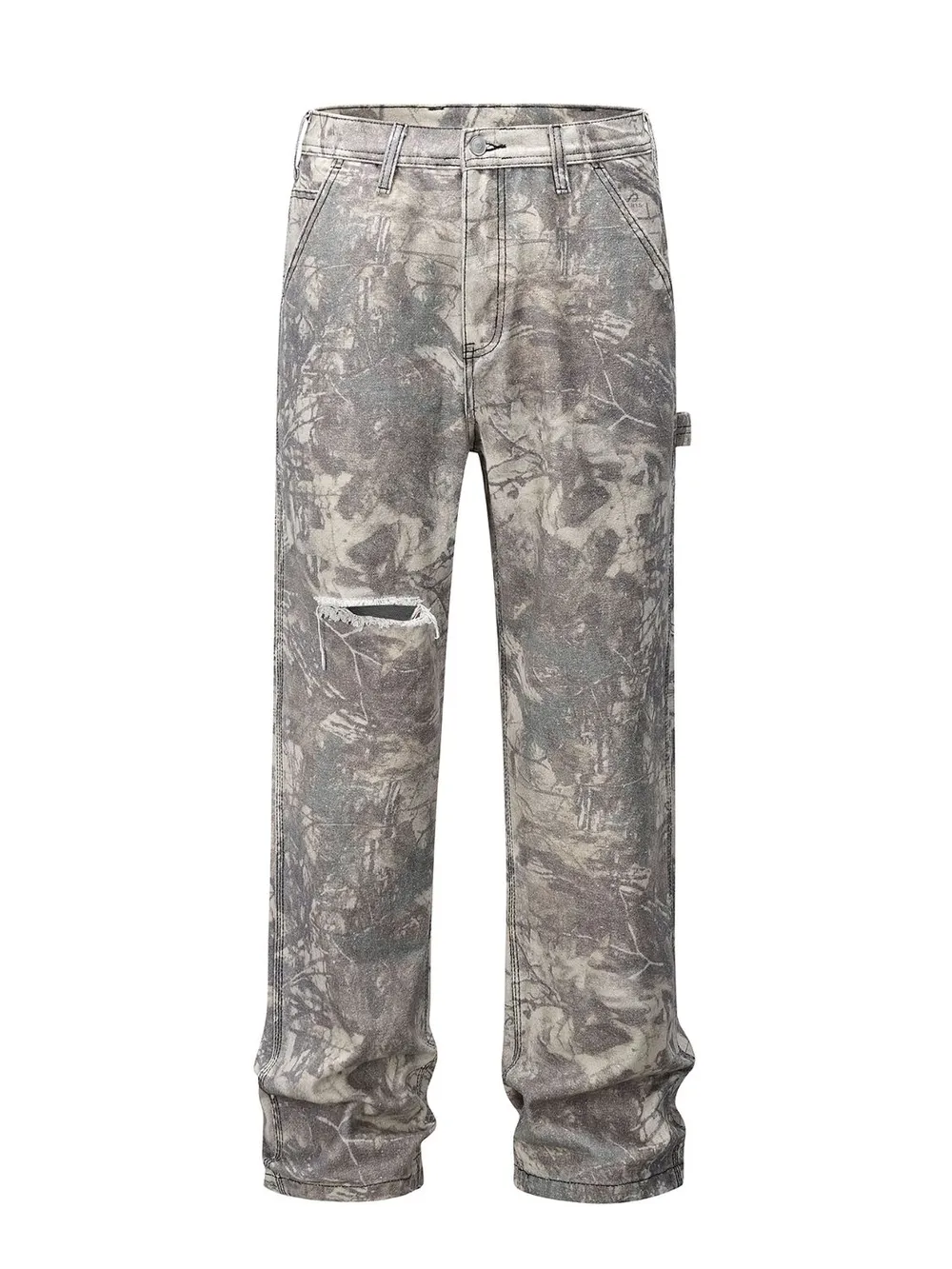 Men's Twig Camouflage Cargo Jeans, image 4