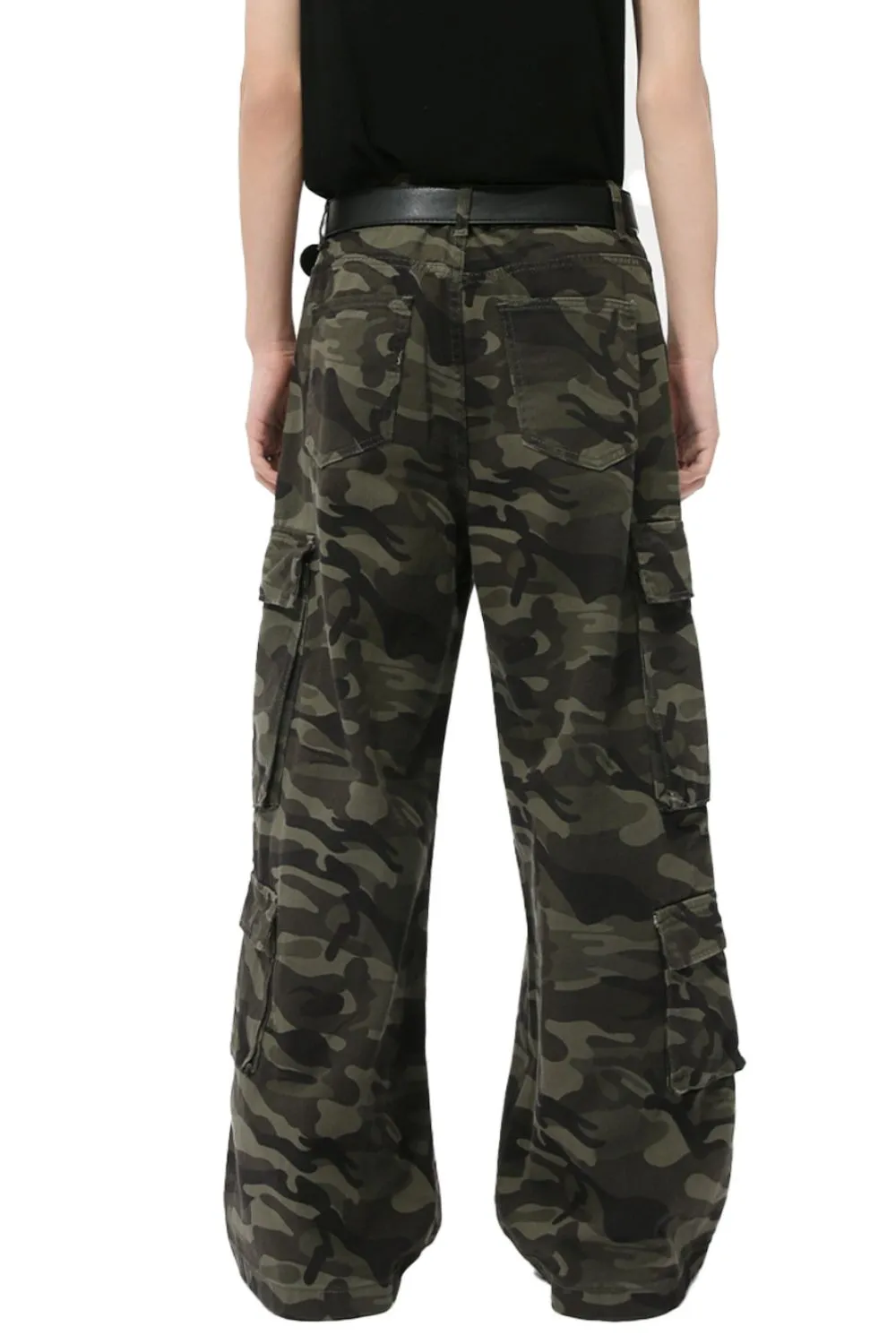 Camouflage Jeans with Cargo Pockets, image 4