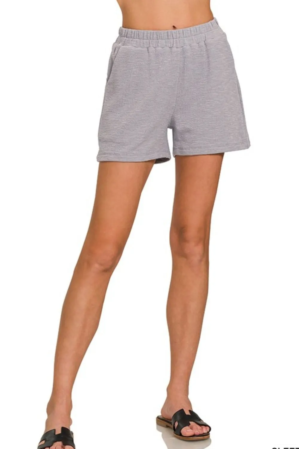 Cotton Slub Shorts, image 3