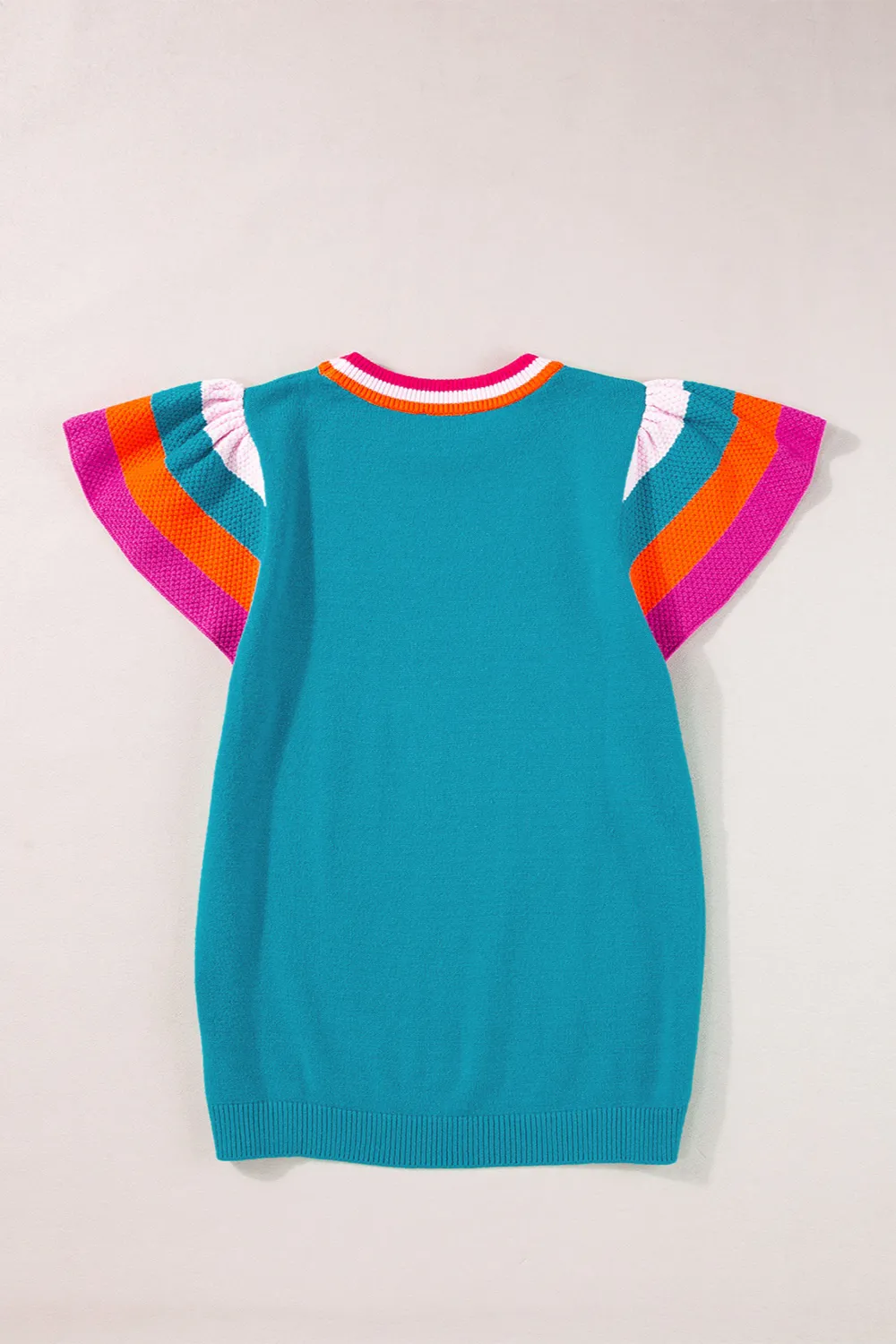 Color Block Round Neck Knit Top, image 18