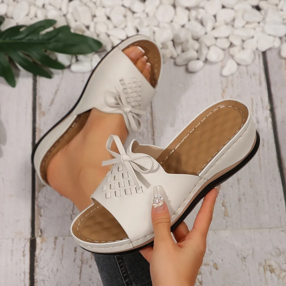Open Toe Wedge Sandals, image 2