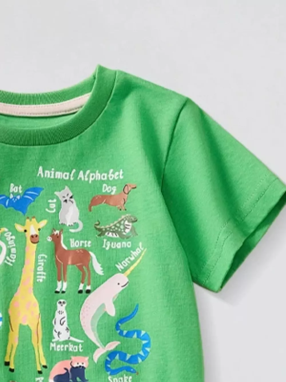 Children's Animal Graphic Short Sleeve T-Shirt, image 10