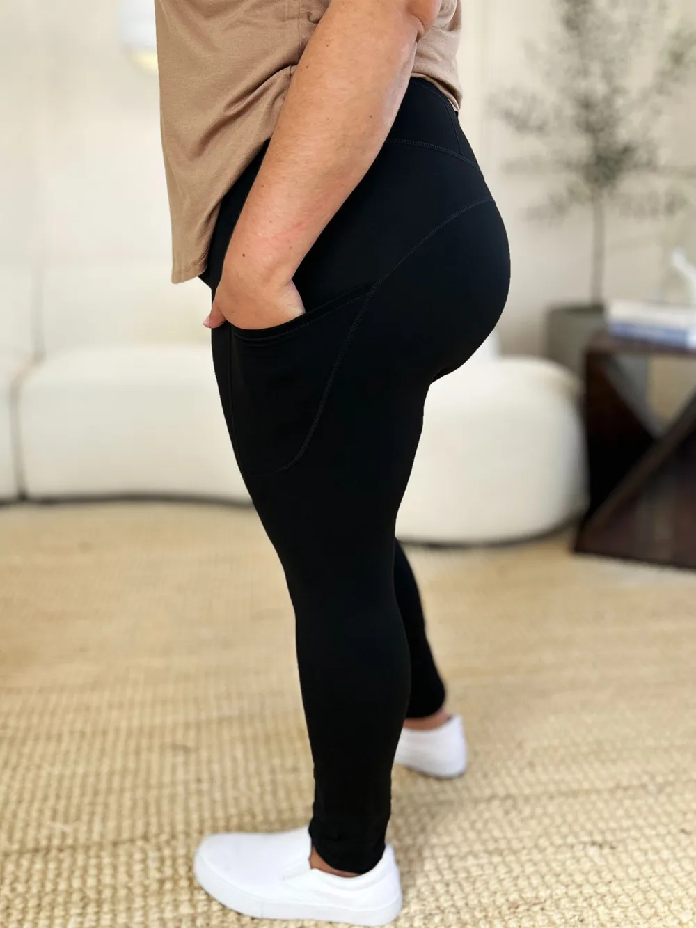 Wide Waistband Sports Leggings, image 15