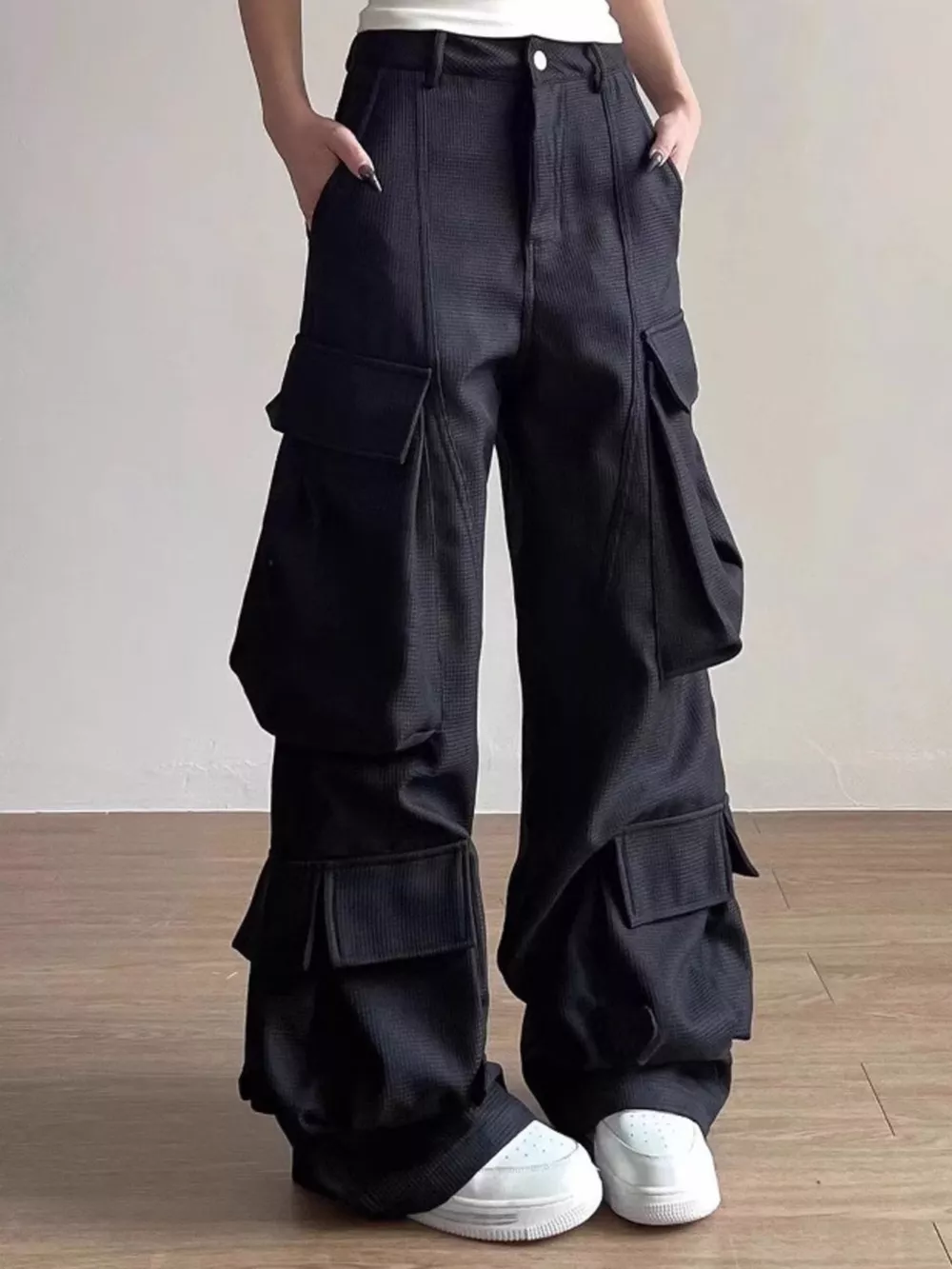 Men's Multi-Pocket Cargo Pants, image 4