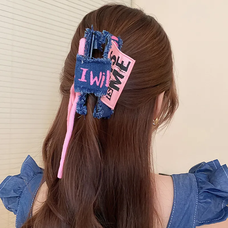 Acrylic Braided Rope Hair Claw Clip, image 8