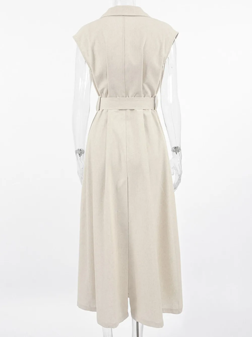 Tie Waist Cap Sleeve Maxi Dress, image 10