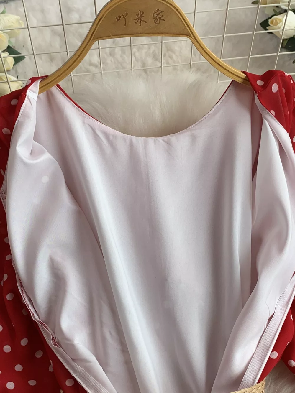 Polka Dot Ruffled Tiered Dress, image 6