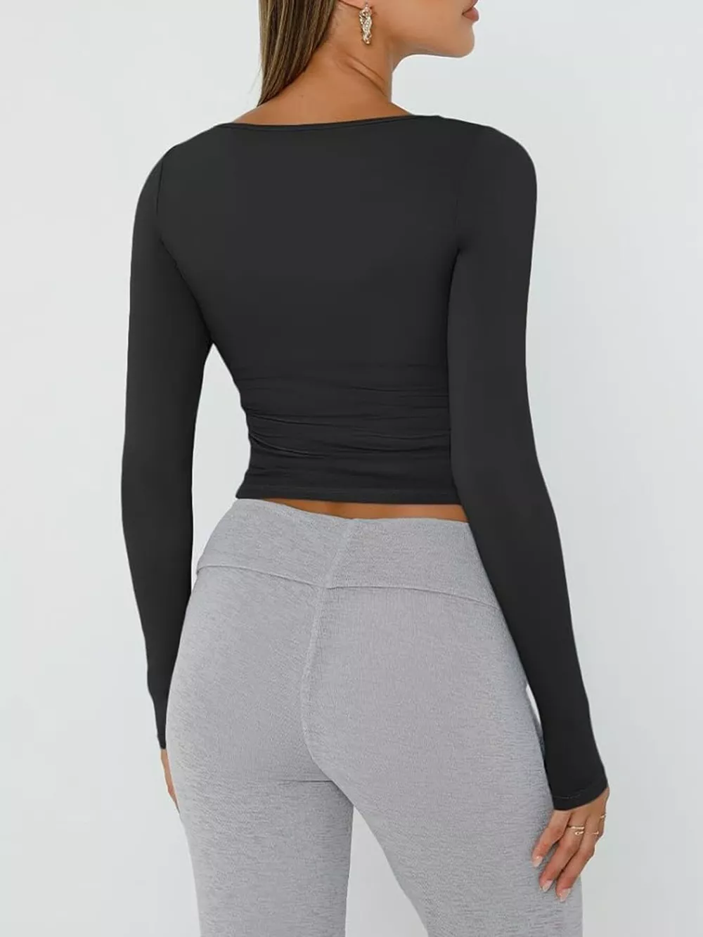 Slim Fit Long Sleeve T-Shirt, image 5