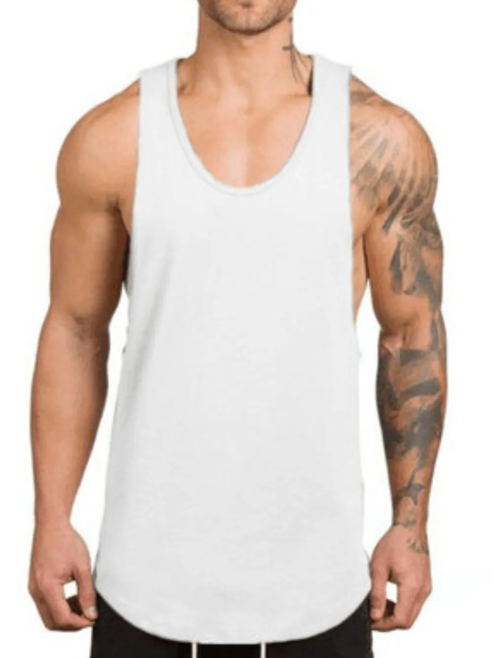 Men's Wide Strap Tank, image 7