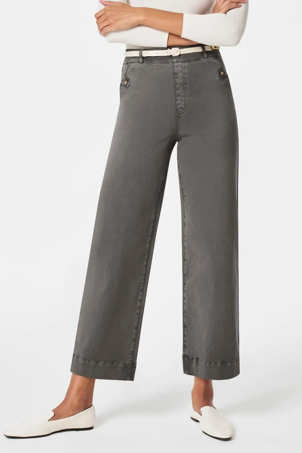 High Waist Jeans with Pockets, image 2