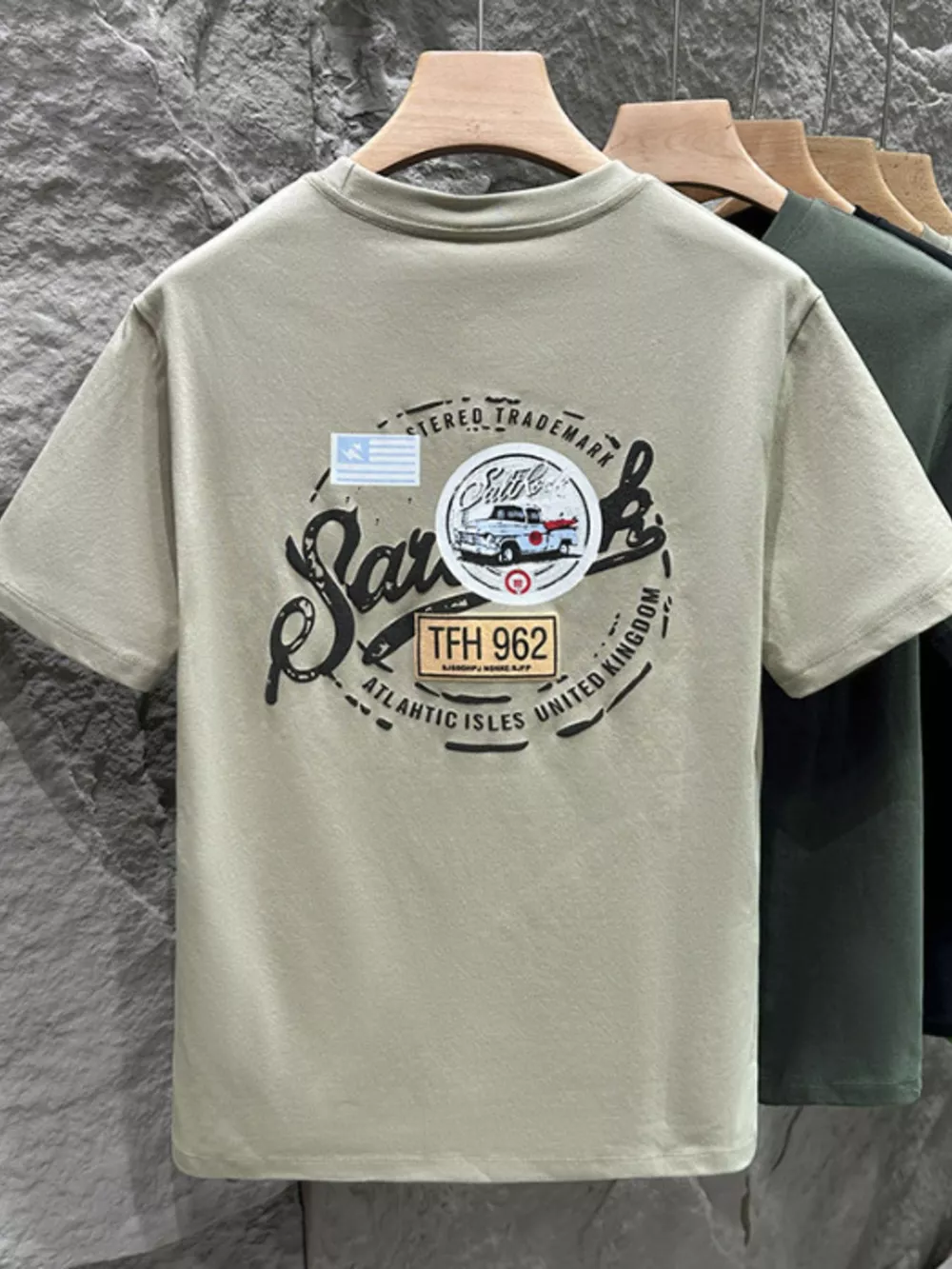 Men's Plus Size Round Neck Short Sleeve T-Shirt, image 10
