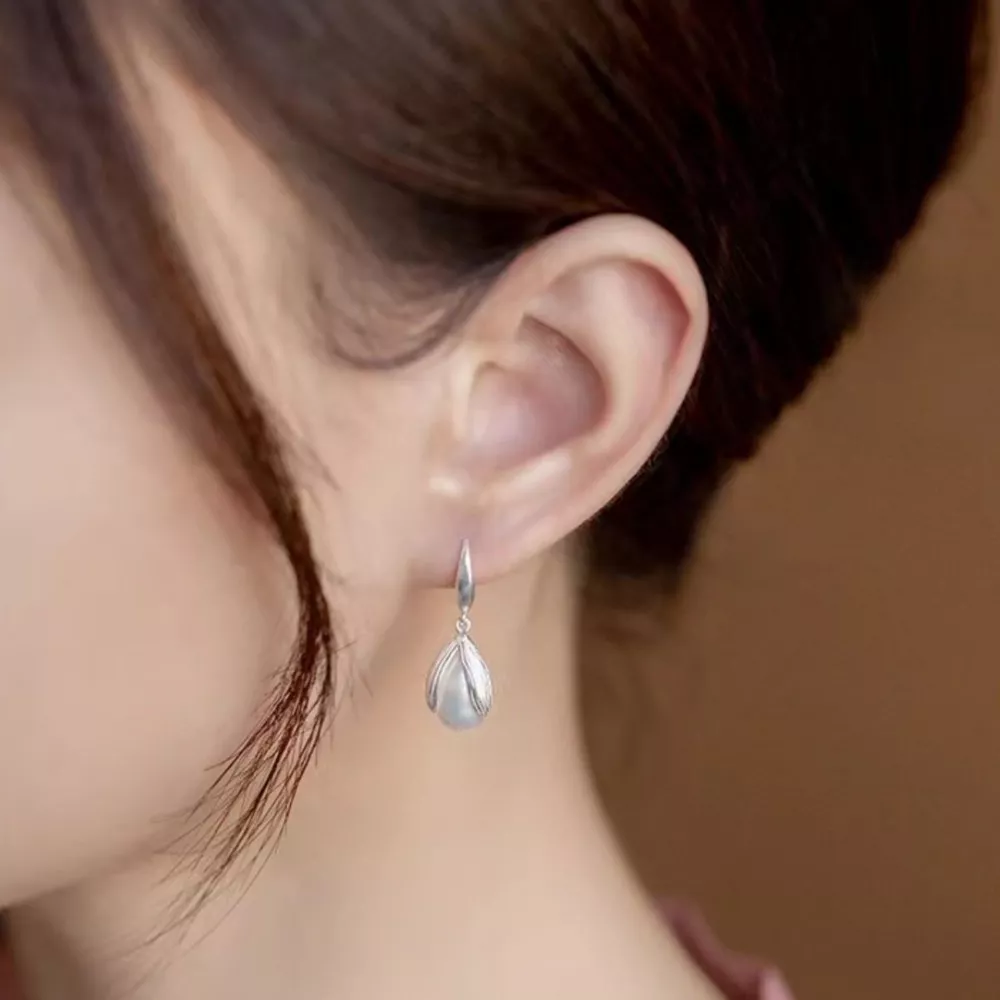 925 Sterling Silver Drop Earrings, image 2