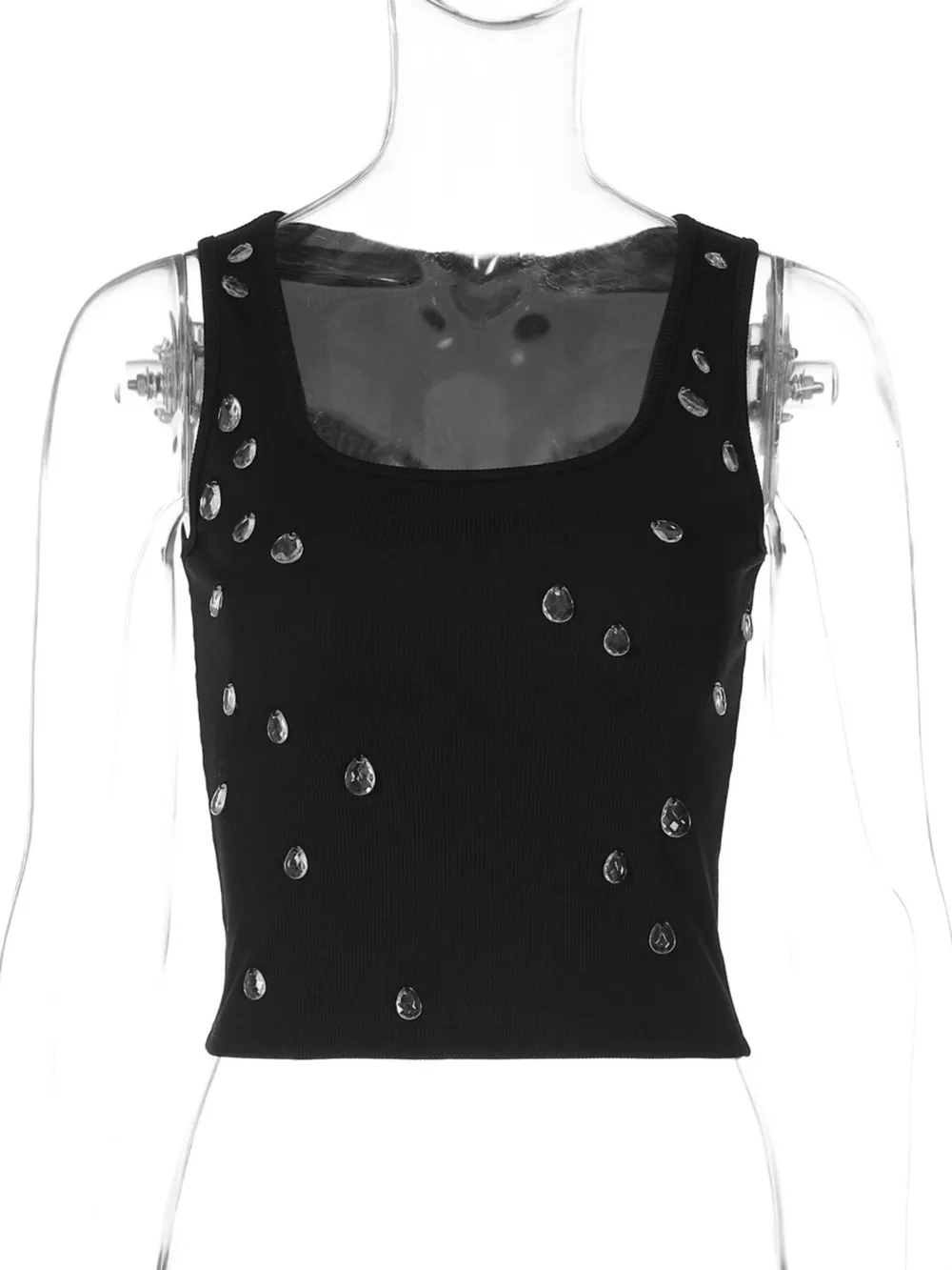 Bead Embellished Square Neck Tank, image 14