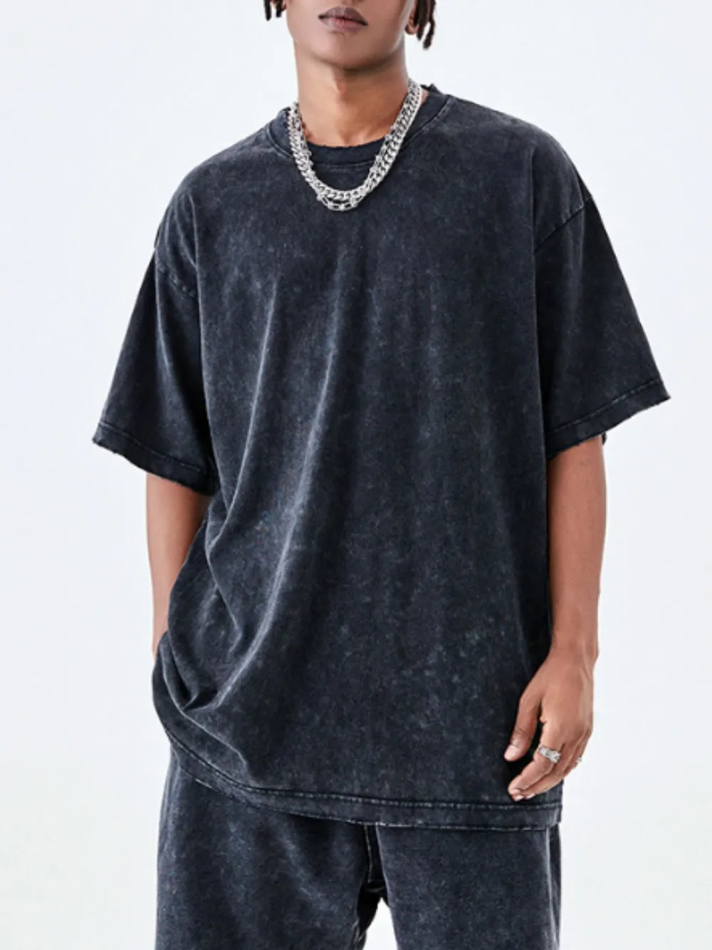 Men's Round Neck Short Sleeve T-Shirt, image 2