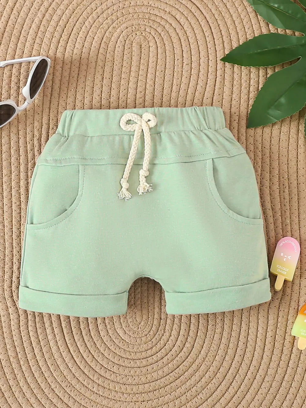 Children's Palm Tree Print T-Shirt and Shorts Set, image 8