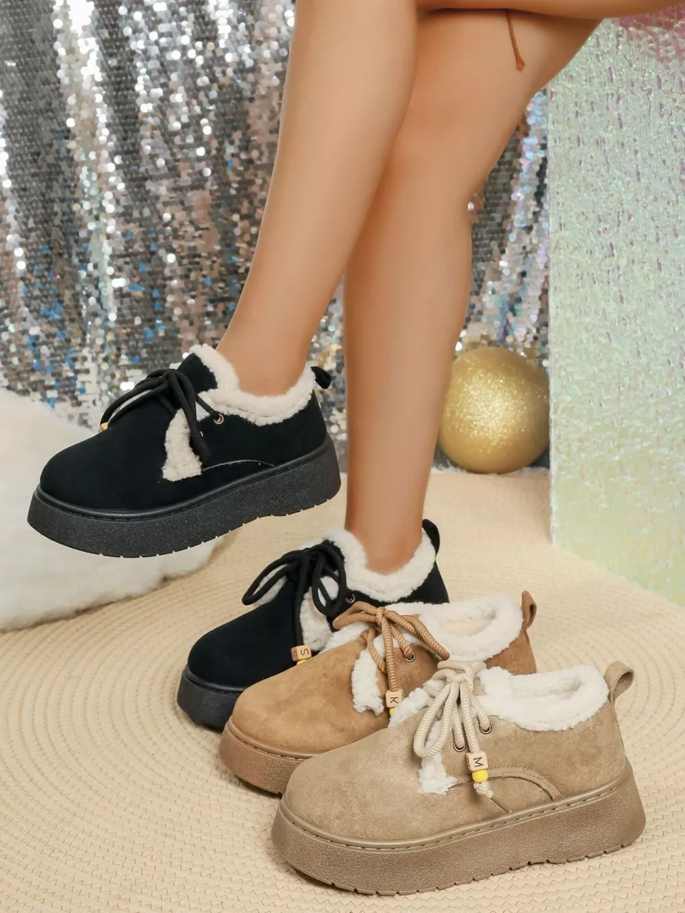 Round Toe Platform Boots, image 2