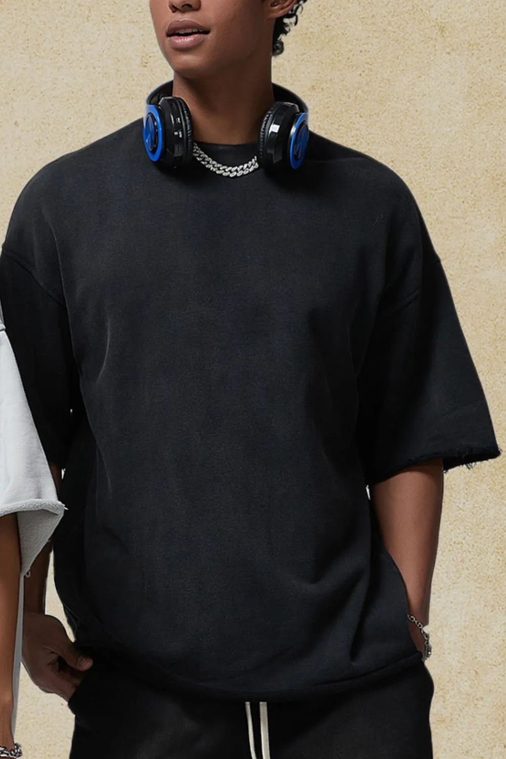 Men's Round Neck Half Sleeve T-Shirt, image 3