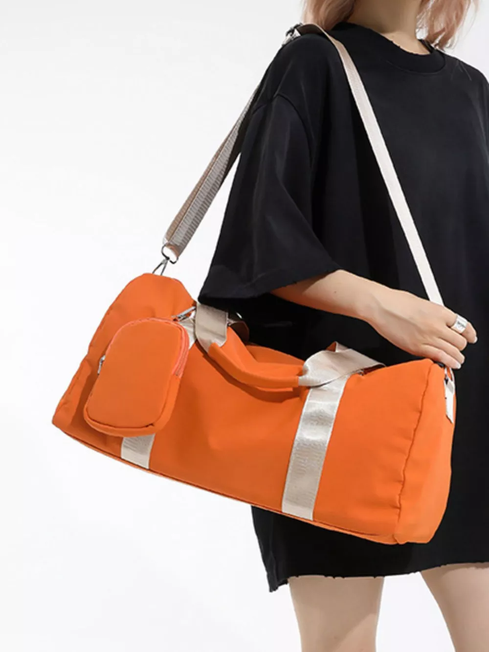 Duffle Bag with Detachable Pouch, image 10