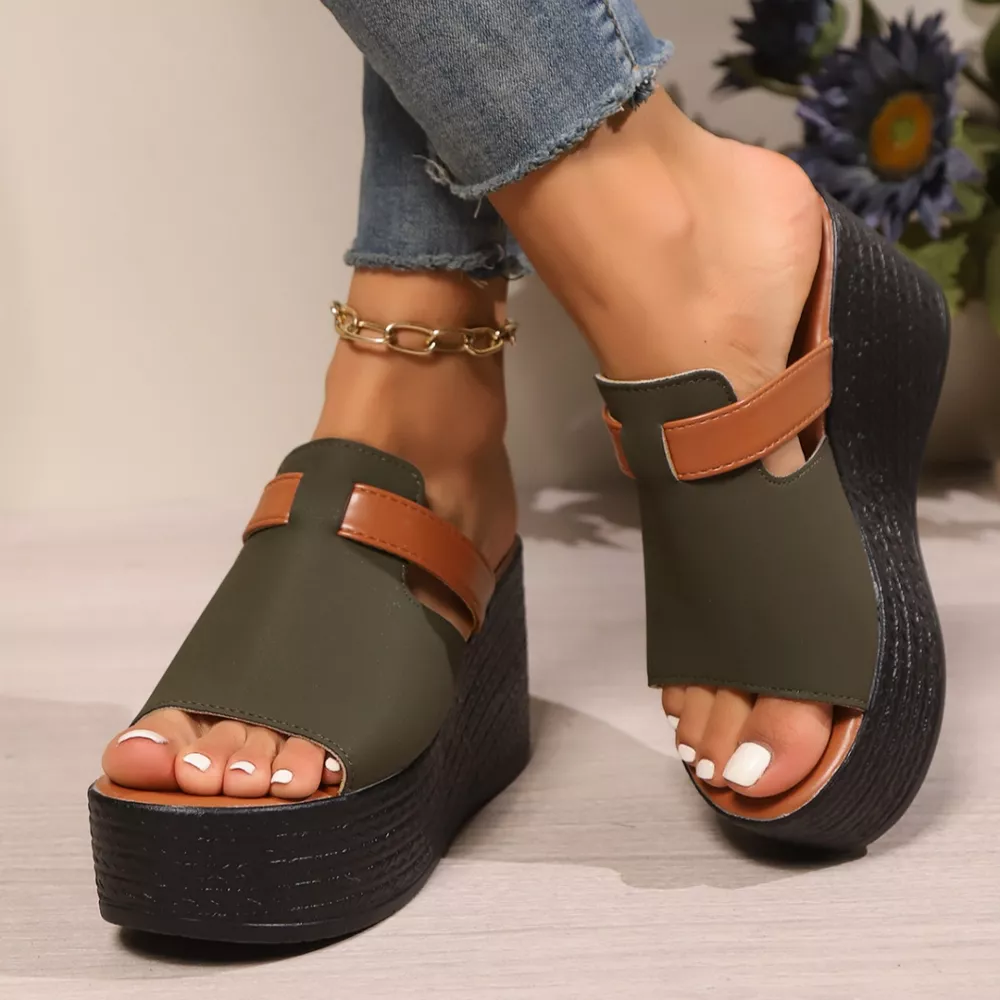 Open Toe Platform Wedge Sandals, image 14