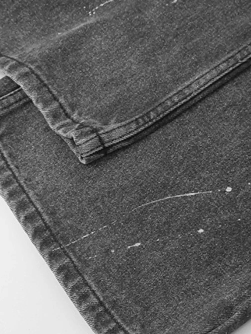 Men's Cat's Whisker Washed Straight Jeans, image 7