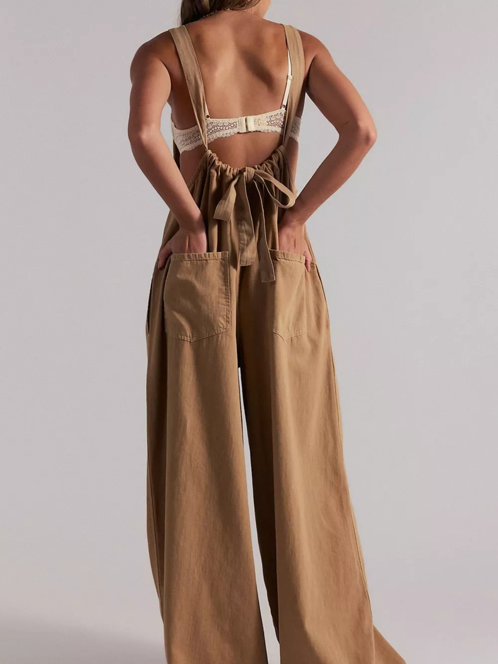 Sleeveless Wide-Leg Jumpsuit, image 29