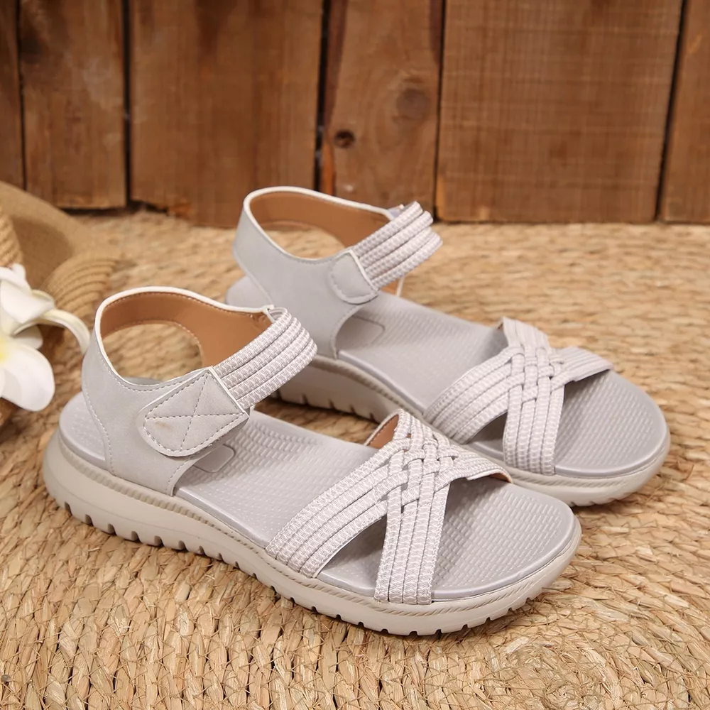 Open Toe Woven Strap Sandals, image 18