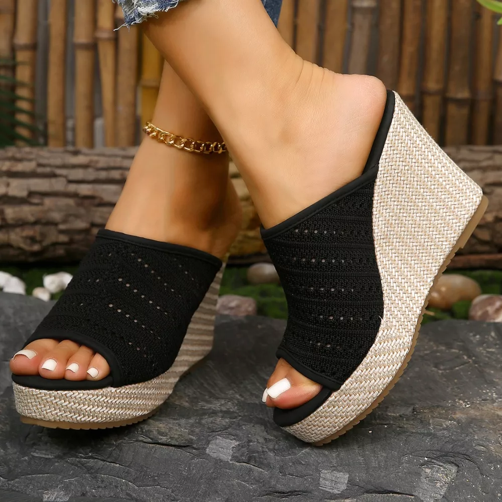 Open Toe Wedge Sandals, image 12