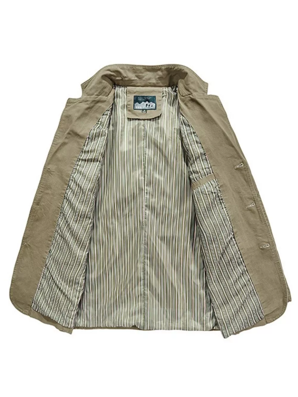Men's Plus Size Casual Button Up Slim Fit Blazer, image 4