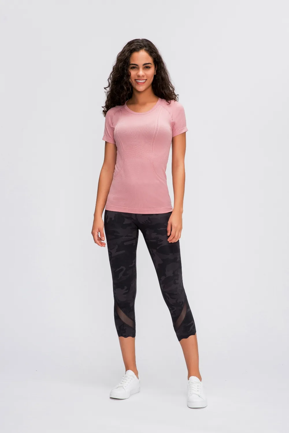Round Neck Short Sleeve Active T-Shirt, image 17