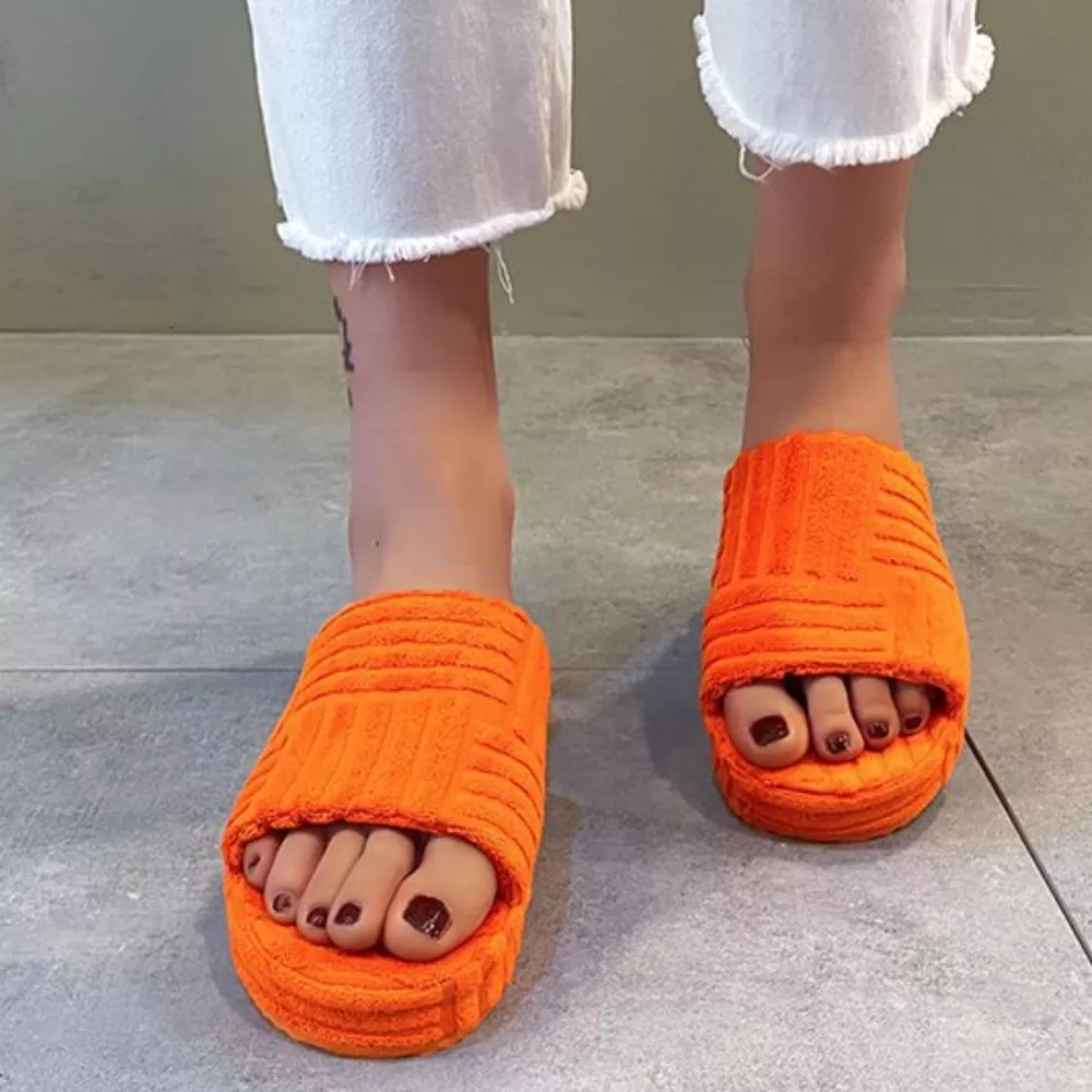 Open-Toe Platform Slippers, image 11