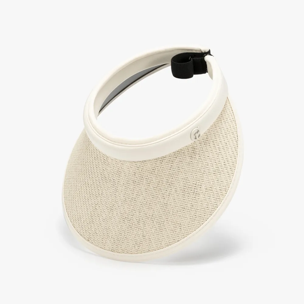 Solid Adjustable Weave Visor, image 2